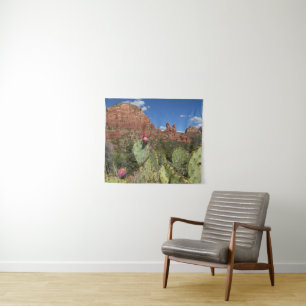 Uitzicht van Twin Buttes Sedona, Arizona Wandkleed