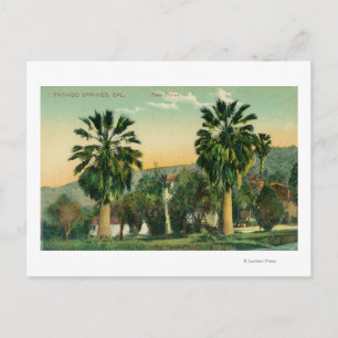 Uitzicht van Twin PalmsParaiso Springs, CA Briefkaart