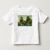 Uitzicht van Twin PalmsParaiso Springs, CA Kinder Shirts (Voorkant)