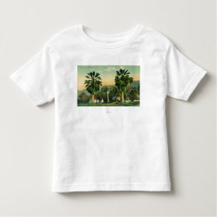 Uitzicht van Twin PalmsParaiso Springs, CA Kinder Shirts