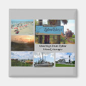 Uitzicht van Tybee Island, Georgia Magneet (Voorkant)