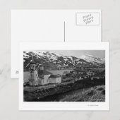 Uitzicht van Unalaska, foto van Alaska Briefkaart (Voorkant / Achterkant)
