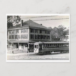 Uitzicht van Unionville, Connecticut Vintage Briefkaart