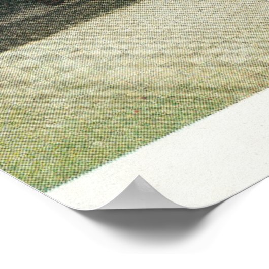 Uitzicht van Universiteit Avenue Palo Alto, CA Poster (Hoek)