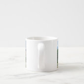 Uitzicht van Upper Belvedere Espresso Kop (Achterkant)