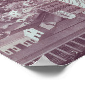 Uitzicht van Utica City, staat New York Poster (Hoek)