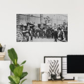 Uitzicht van vakmanschappen poster (Thuiskantoor)