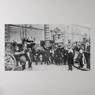 Uitzicht van vakmanschappen poster