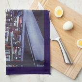 Uitzicht van valentijn, Harbour Island Theedoek (Quarter Fold)