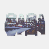 Uitzicht van Valentijns, Harbour Island Bedankdoosjes (Uitgevouwen)