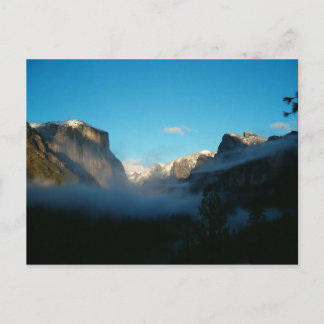 uitzicht van vallei na storm briefkaart