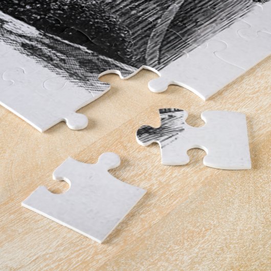 Uitzicht van Valletta op Malta 1874 Poster Legpuzzel (Zijkant)