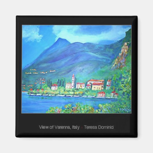 Uitzicht van Varenna, Italië Magnet (Voorkant)