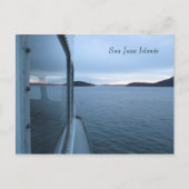 Uitzicht van veerboten briefkaart (Voorkant)