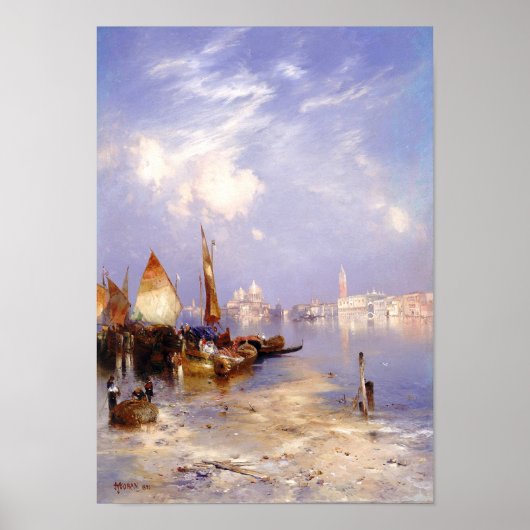 Uitzicht van Venetië (1891) Poster (Voorkant)