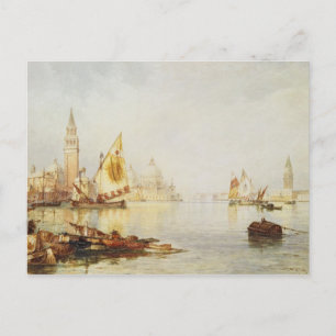 Uitzicht van Venetië Briefkaart