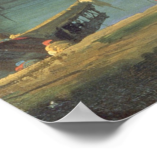 Uitzicht van Venetië Poster (Hoek)