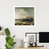 Uitzicht van Venetië Poster (Thuiskantoor)