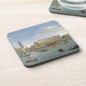 Uitzicht van Venetië van het eiland San Giorgio, 1 Bier Onderzetter (Linkerzijde)