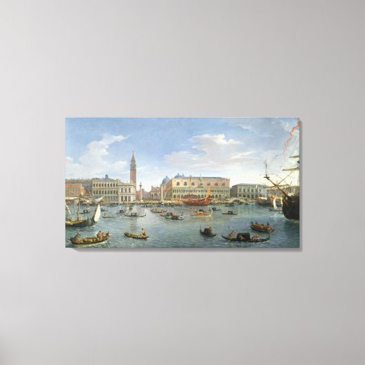 Uitzicht van Venetië van San Giorgio, 169 Canvas Afdruk (Voorkant)