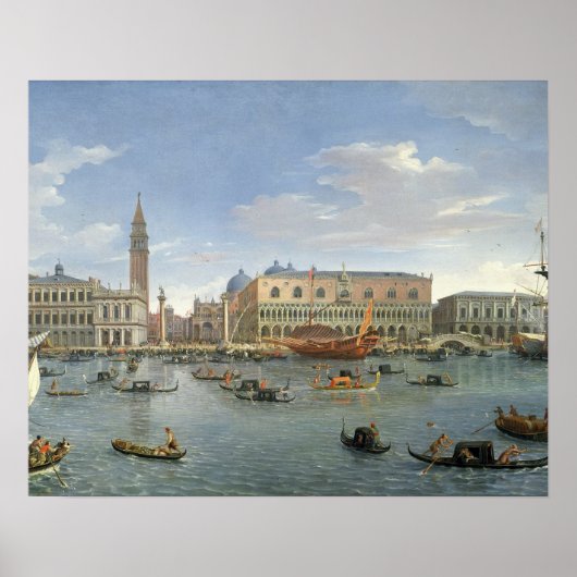 Uitzicht van Venetië van San Giorgio, 169 Poster (Voorkant)