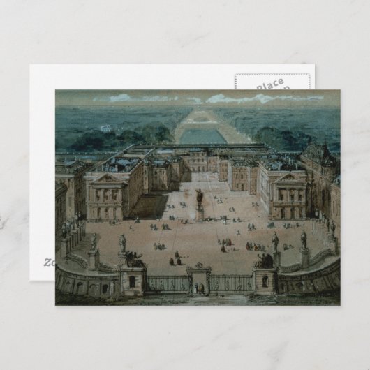 Uitzicht van Versailles Briefkaart (Voorkant / Achterkant)