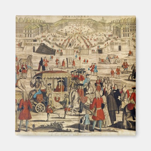 Uitzicht van Versailles Magneet (Voorkant)