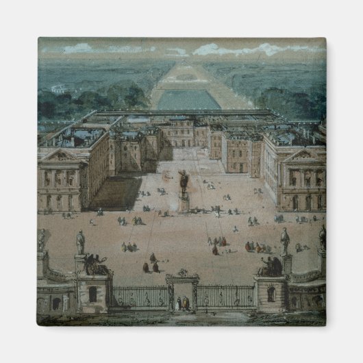 Uitzicht van Versailles Magneet (Voorkant)