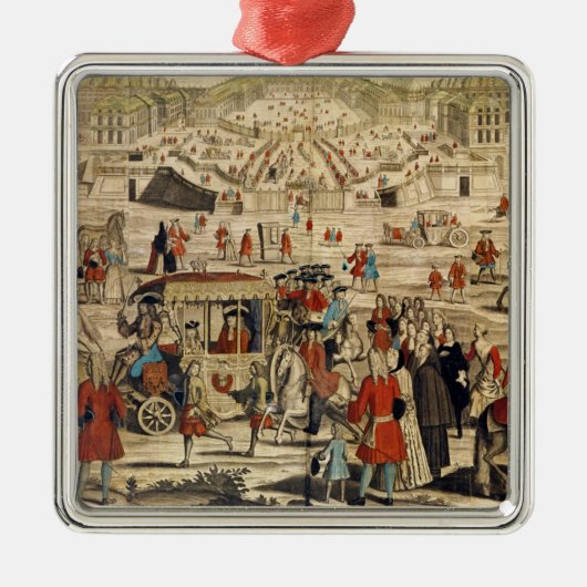 Uitzicht van Versailles Metalen Ornament (Voorkant)