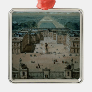 Uitzicht van Versailles Metalen Ornament