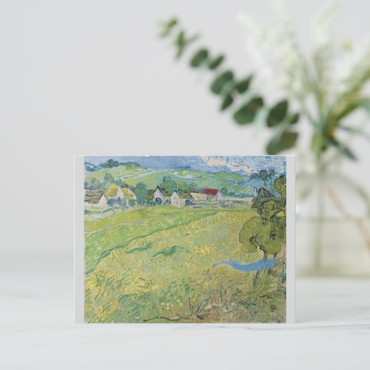 Uitzicht van vessenoten nabij Auvers door Vincent  Briefkaart (Staand voorkant)