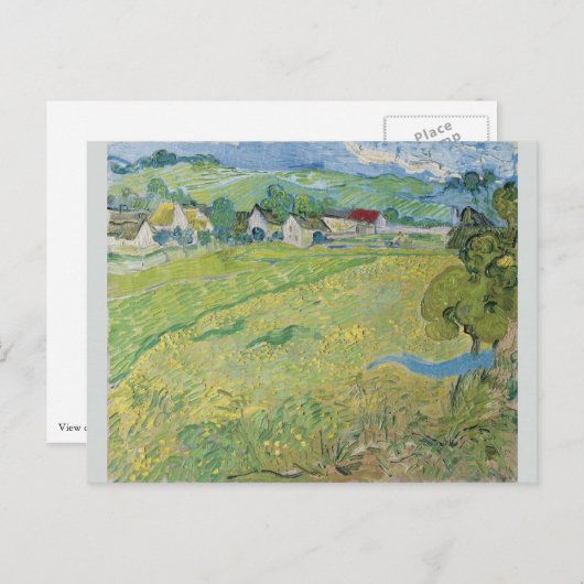 Uitzicht van vessenoten nabij Auvers door Vincent  Briefkaart (Voorkant / Achterkant)