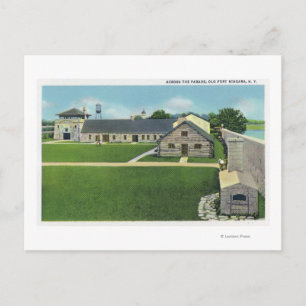 Uitzicht van Vestibule in het Oud-Frans Briefkaart