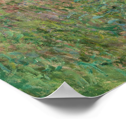 Uitzicht van Vétheuil (1880) van Claude Monet Poster (Hoek)