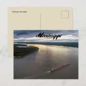 Uitzicht van Vicksburg Mississippi Briefkaart (Voorkant / Achterkant)