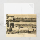 Uitzicht van Victoria, Brits Columbia (1884) Briefkaart (Voorkant / Achterkant)