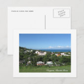 Uitzicht van Vieques Briefkaart (Voorkant / Achterkant)