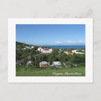 Uitzicht van Vieques Briefkaart