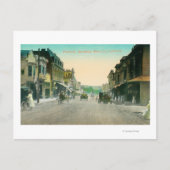 Uitzicht van Vierde Straat # 2San Rafael, CA Briefkaart (Voorkant)