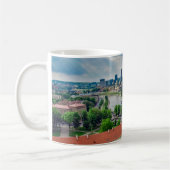 Uitzicht van Vilnius, Litouwen Koffiemok (Links)