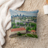 Uitzicht van Vilnius, Litouwen Kussen (Deken)
