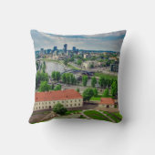 Uitzicht van Vilnius, Litouwen Kussen (Achterkant)