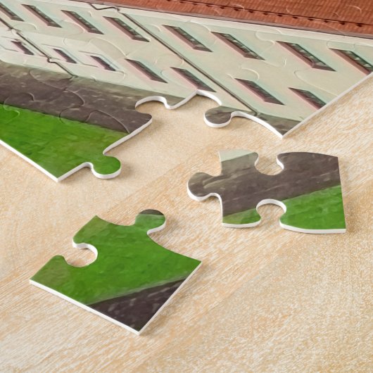 Uitzicht van Vilnius, Litouwen Legpuzzel (Zijkant)