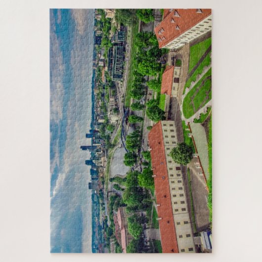 Uitzicht van Vilnius, Litouwen Legpuzzel (Verticaal)