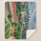 Uitzicht van Vilnius, Litouwen Sherpa Deken (Voorkant)