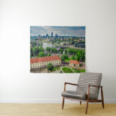 Uitzicht van Vilnius, Litouwen Wandkleed (In Situ (horizontaal))