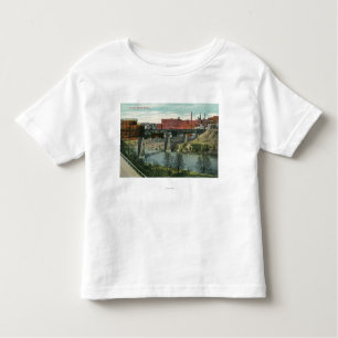 Uitzicht van Vincent Street Bridge Kinder Shirts