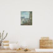 Uitzicht van Vincent's raam, Vincent Van Gogh Poster (Keuken)