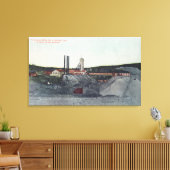 Uitzicht van Vindicator-mijn-nr. 1Victor, CO Canvas Afdruk (Insitu (Woonkamer))