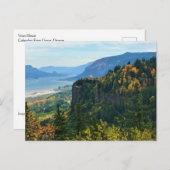 Uitzicht van Vista House, Columbia River, Oregon Briefkaart (Voorkant / Achterkant)